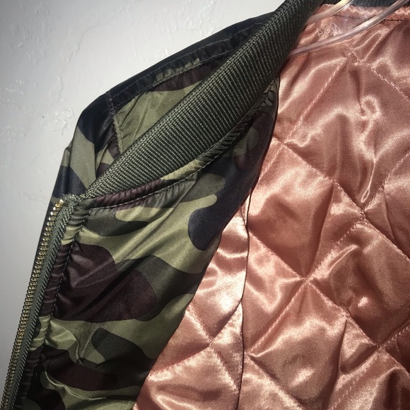 camo bomber jacket - Picture 3 of 4